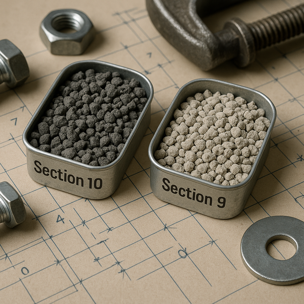 Section 10 vs. Section 9: Which OCMA Grade Should You Use?