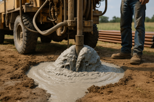 water well drilling bentonite