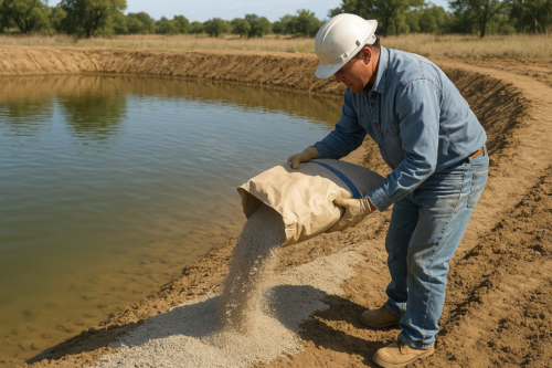 What is pond sealing bentonite and how does it work