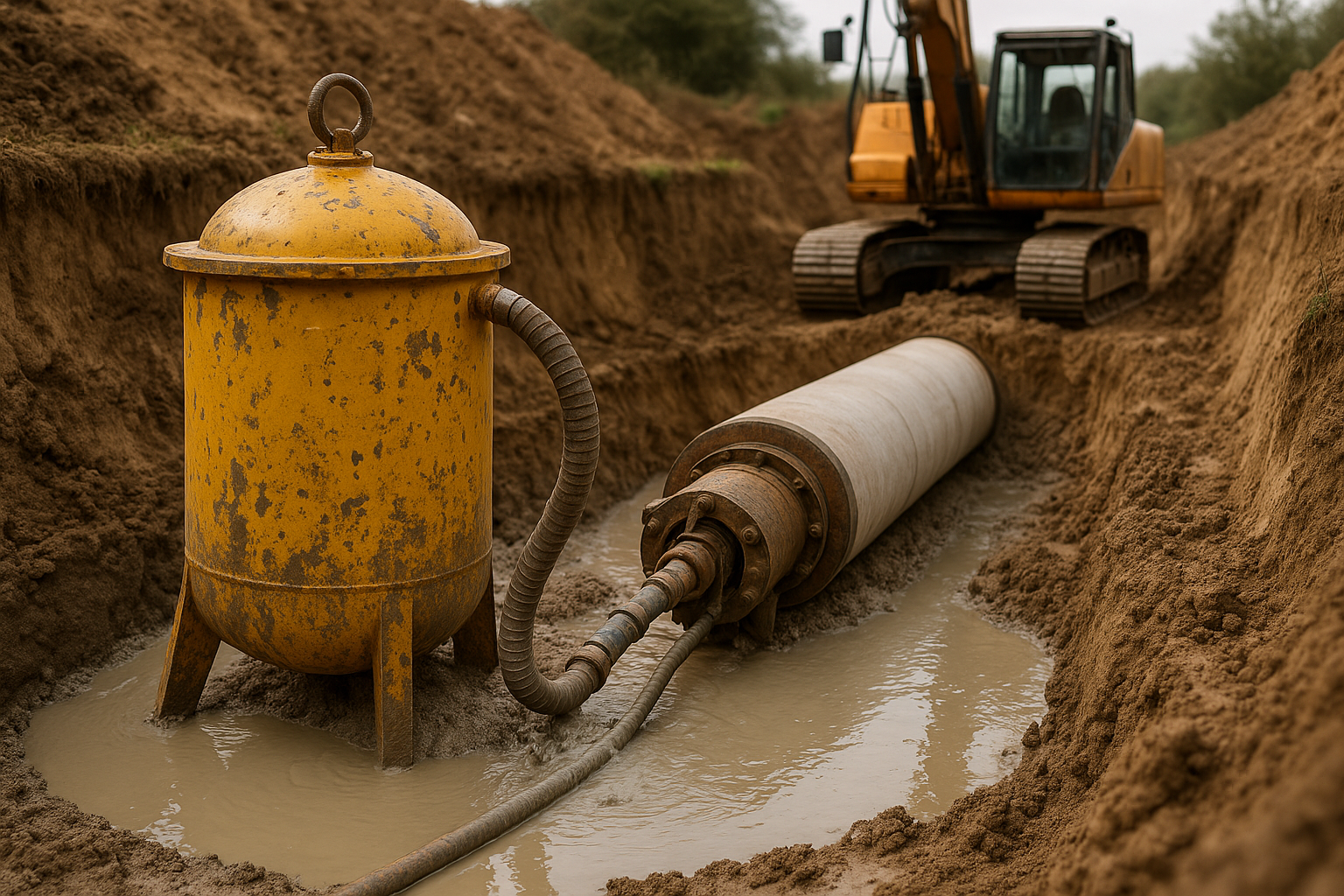 Use Bentonite for Pipe Jacking