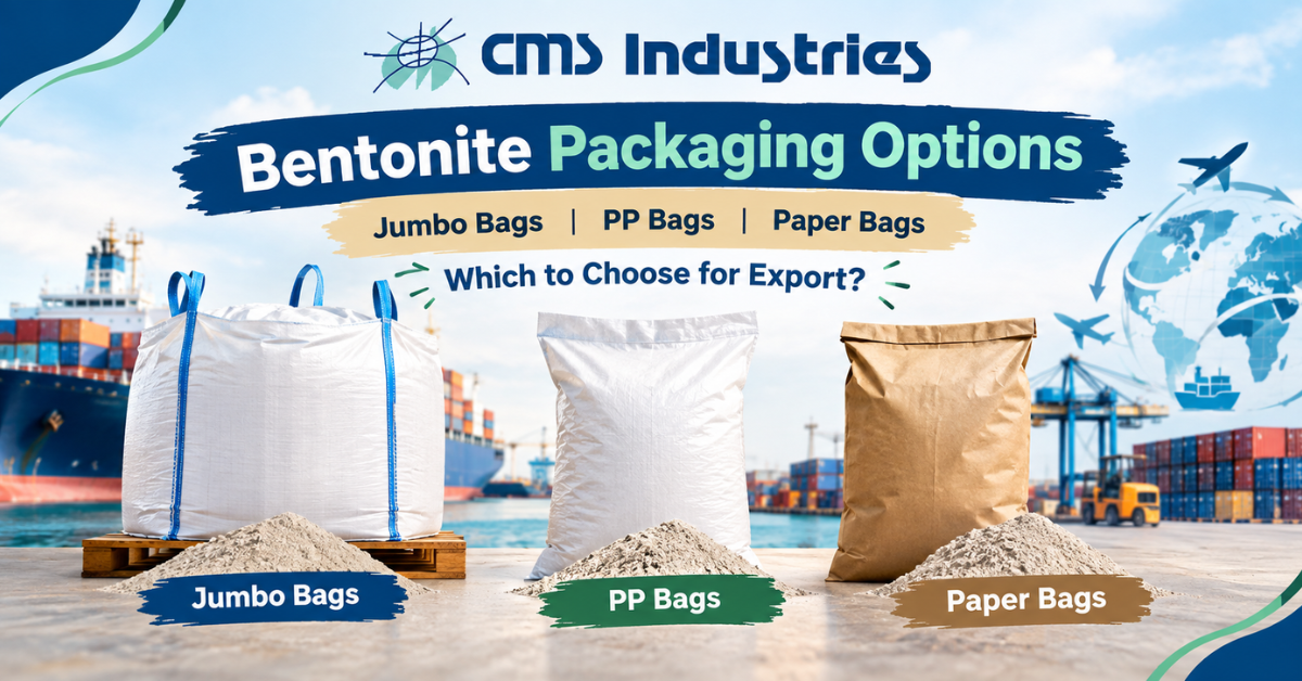 Bentonite packaging options: jumbo bags vs PP bags vs paper bags — which to choose for export