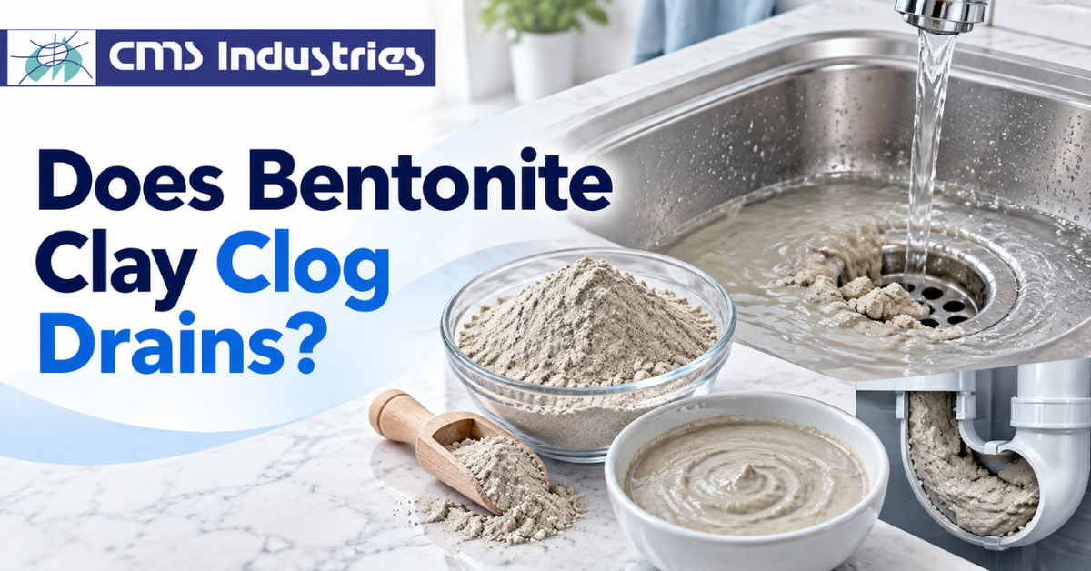 Does Bentonite Clay Clog Drains?